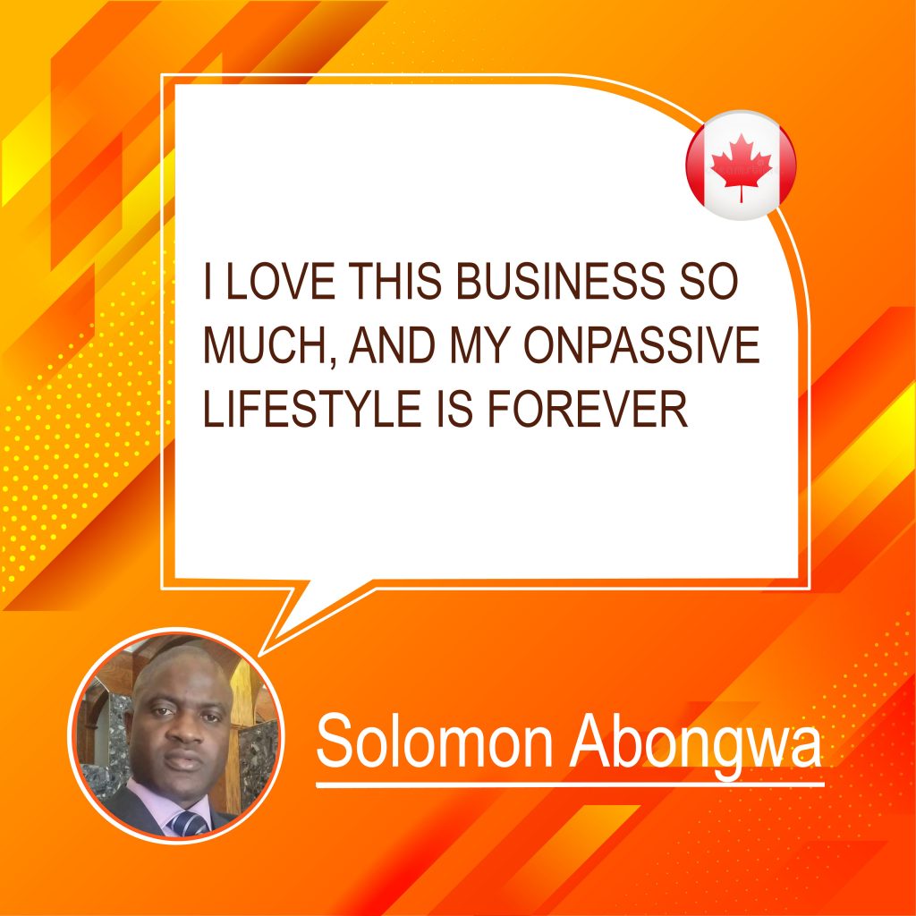 ONPASSIVE Lifestyle Solomon Abongwa