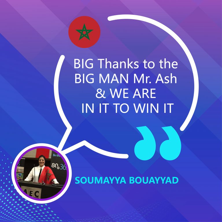Thanks to the BIG MAN Mr. Ash