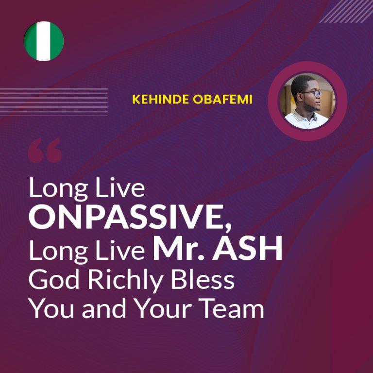 Long Live Mr. ASH God Richly Bless You and Your Team
