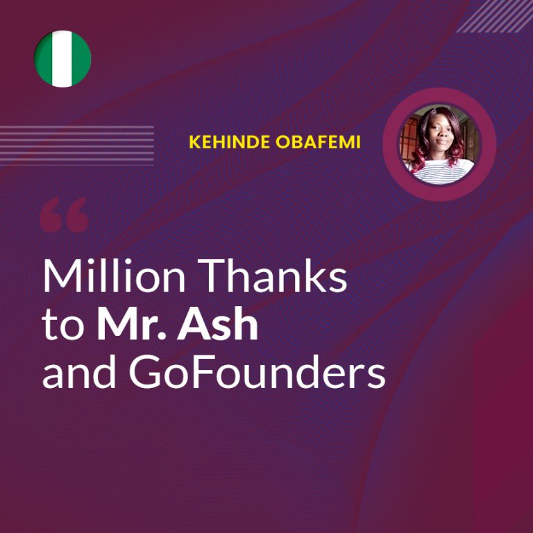 Million Thanks to Mr. Ash and GoFounders