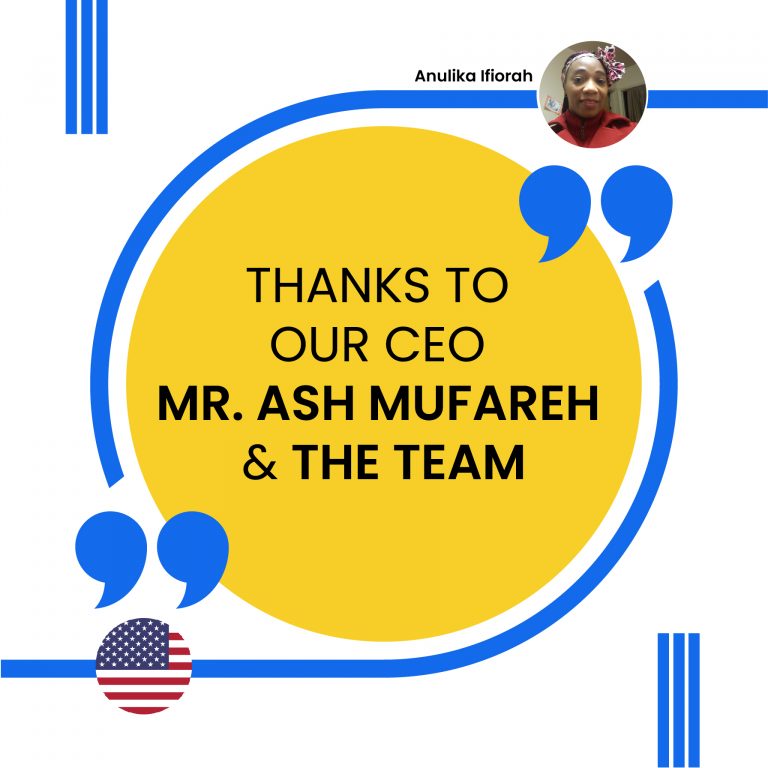 OUR CEO MR. ASH MUFAREH
