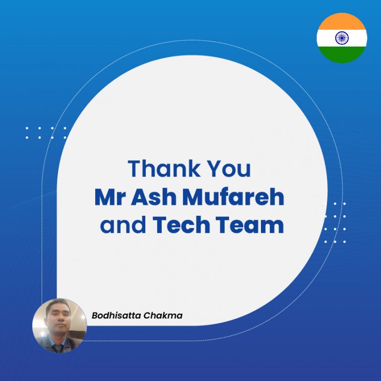 Thank You Mr Ash Mufareh