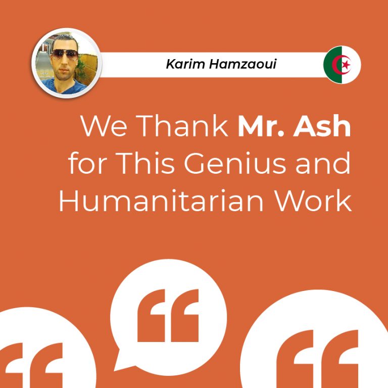 We Thank Mr. Ash